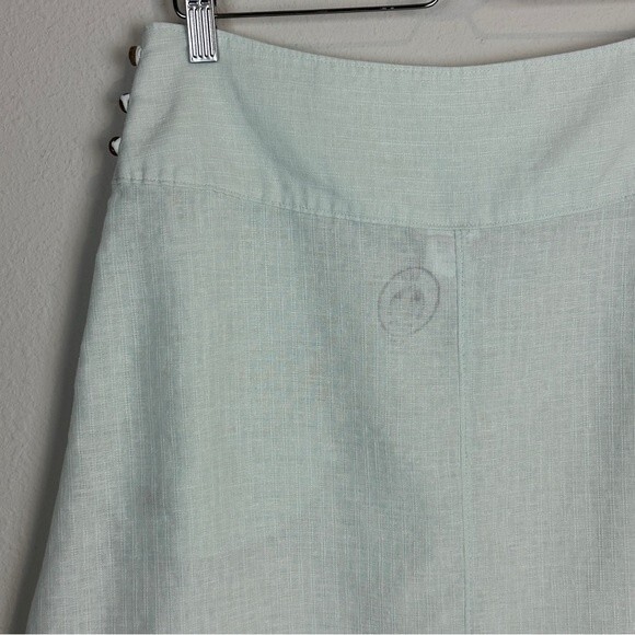 Patagonia Hemp Pima Cotton Seafoam Green A-line Skirt 6 - Picture 6 of 8